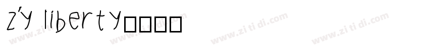 zy liberty字体转换